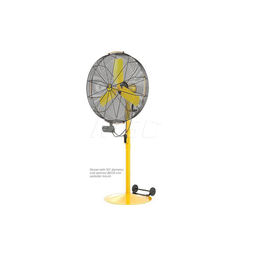 Industrial Circulation Fan: 30" Dia, 100 CFM