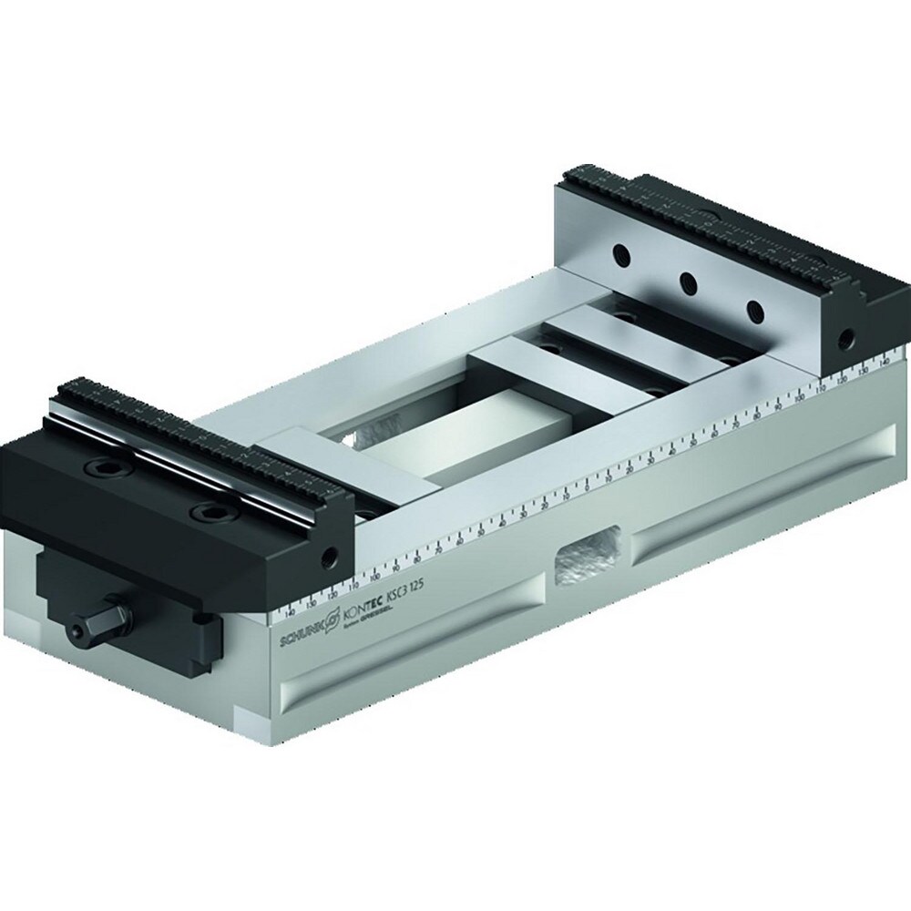 Self-Centering Vises; Jaw Width (mm): 125.00 ; Maximum Jaw Opening Capacity (mm): 303.00 ; Material: Steel ; Overall Length (mm): 300.0000 ; Overall Width: 125.0000 ; Overall Height (Mm - 5 Decimals): 33.00000