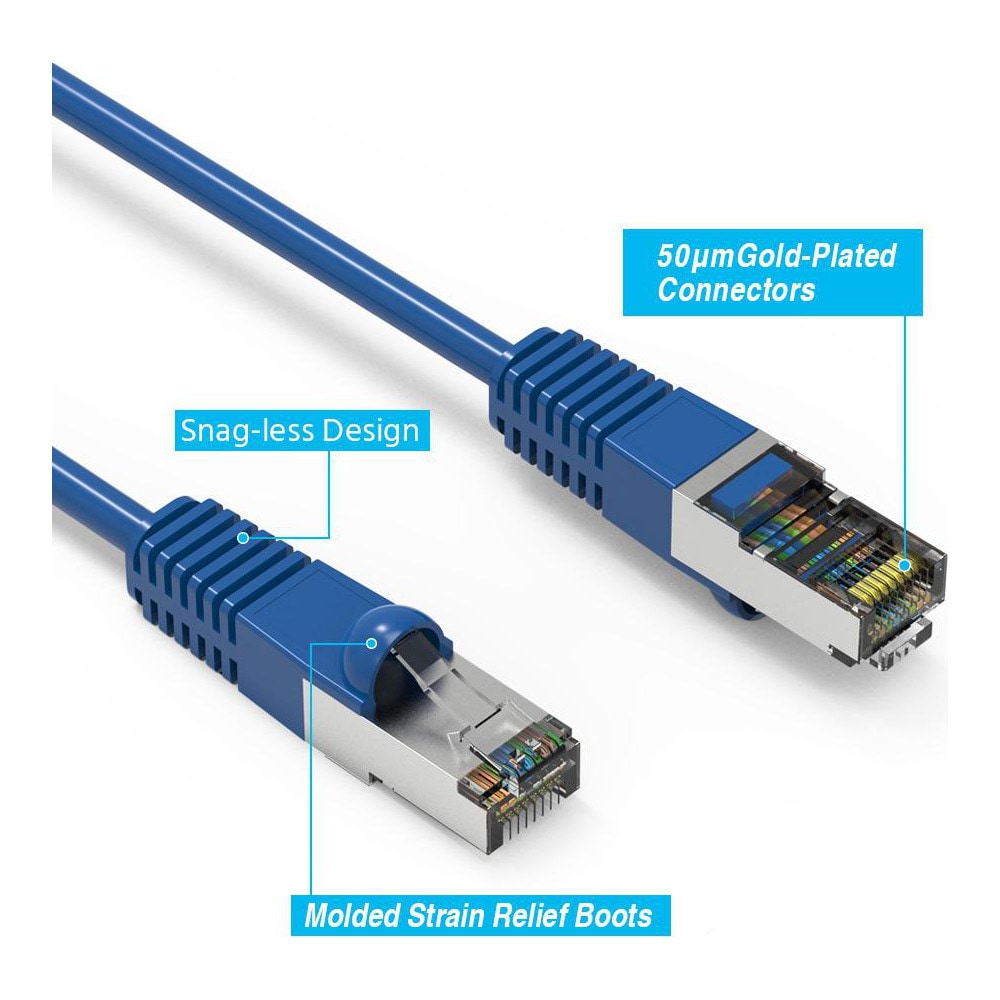 Compucableplususa Network Ethernet Cable Wire Type Cat E Wire Size Shield Type