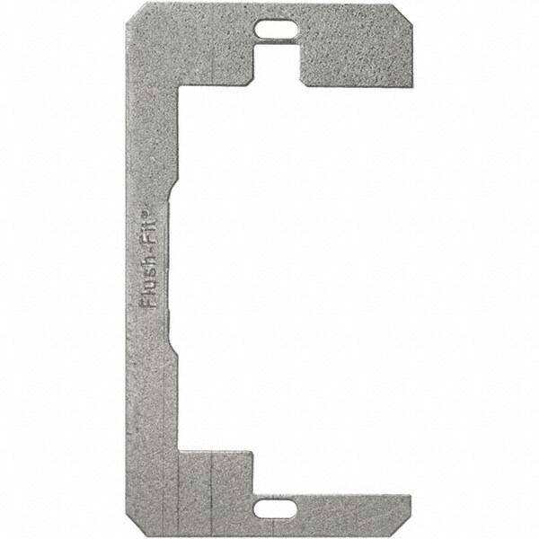 Wall Plates; Wall Plate Type: Wall Plate ; Color: Metallic ; Wall Plate Configuration: Wall Plate Spacer ; Material: Steel ; Shape: Rectangle ; Wall Plate Size: Standard