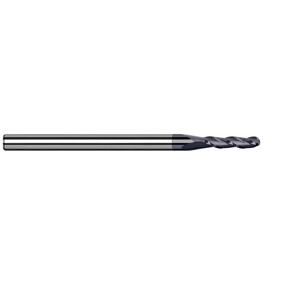 Harvey Tool 970624-C6 Ball End Mill: 0.375" Dia, 1.125" LOC, 4 Flute, Solid Carbide Image