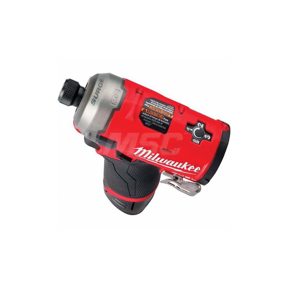 Milwaukee Tool 12 Volt 14 Drive 38 Ftlb Torque Cordless Impact Driver 90497546 Msc 