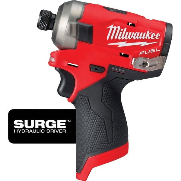 Milwaukee Tool Cordless Impact Driver: 12V, 1/4″ Drive, 37.5 ft/lb, 3,000  RPM 90497553 MSC Industrial Supply