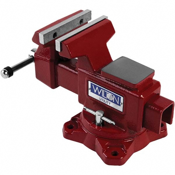 Wilton Reversible Bench Vise, 8 In. Jaw Width, 9-1/4 In. (14-1/2