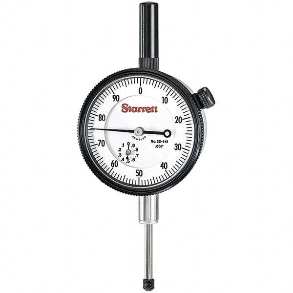 Starrett 56807 Dial Drop Indicator: 0 to 1" Range, 0-100 Dial Reading, 0.001" Graduation, 2-1/4" Dial Dia Image