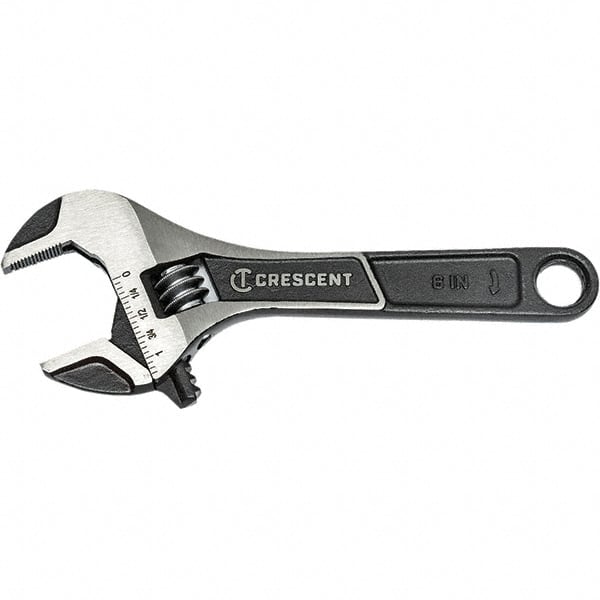 Crescent ATWJ26VS Adjustable Wrench: 6" OAL 