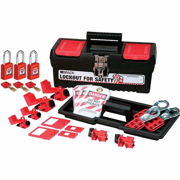 Brady Portable Lockout Kits; Type Electrical Lockout Kit; Electrical