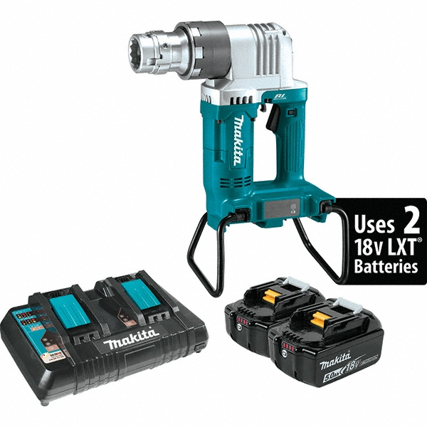 Makita Cordless Impact Wrenches & Ratchets; Voltage: 36.0 ; Drive Size (Inch): 5/8 ; Battery Chemistry: Lithium-Ion ; Handle Type: D-Handle ; Torque