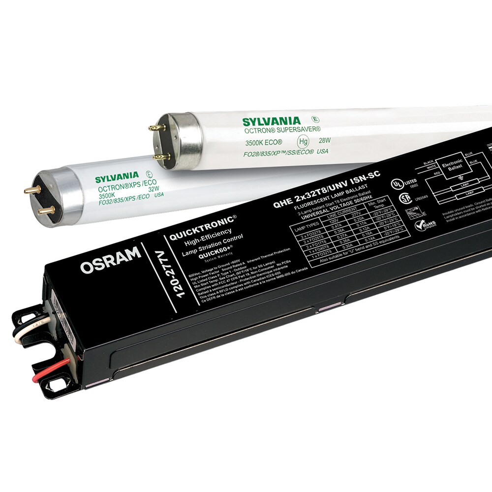 Fluorescent Ballasts; Ballast Type: Electronic ; Lamp Wattage Range: 80 to 119 ; Lamp Type: T8 ; Lamp Starting Method: Instant Start ; Ballast Factor Range: Normal (0.75 to 0.99) ; Total Harmonic Distortion (%): 10