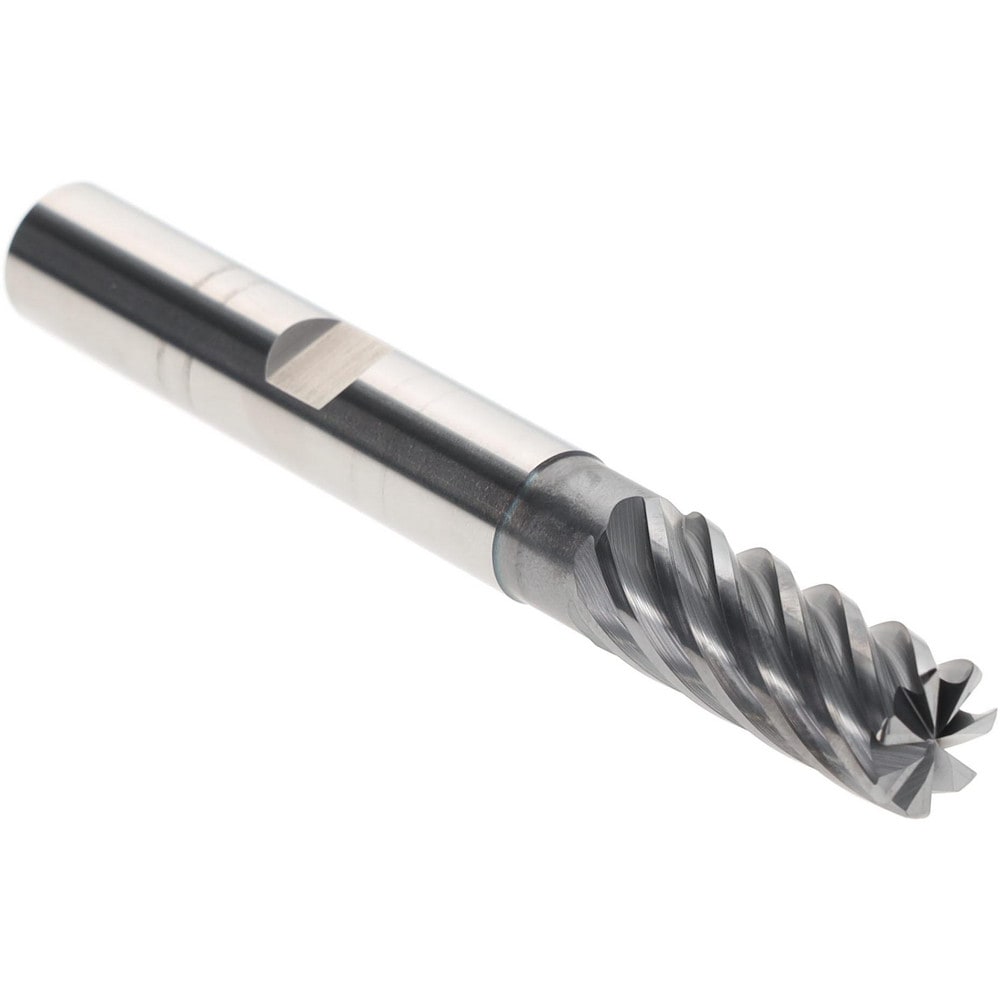 Accupro 35369RF Corner Radius End Mill: 1/2" Dia, 1-1/4" LOC, 0.03" Radius, 7 Flutes, Solid Carbide Image