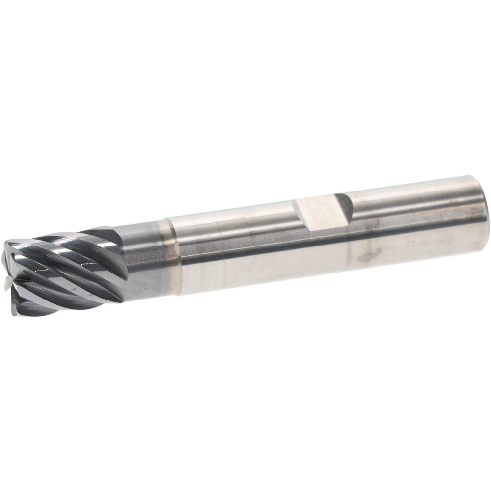 Accupro 35362RF Corner Radius End Mill: 1/2" Dia, 5/8" LOC, 0.03" Radius, 7 Flutes, Solid Carbide Image