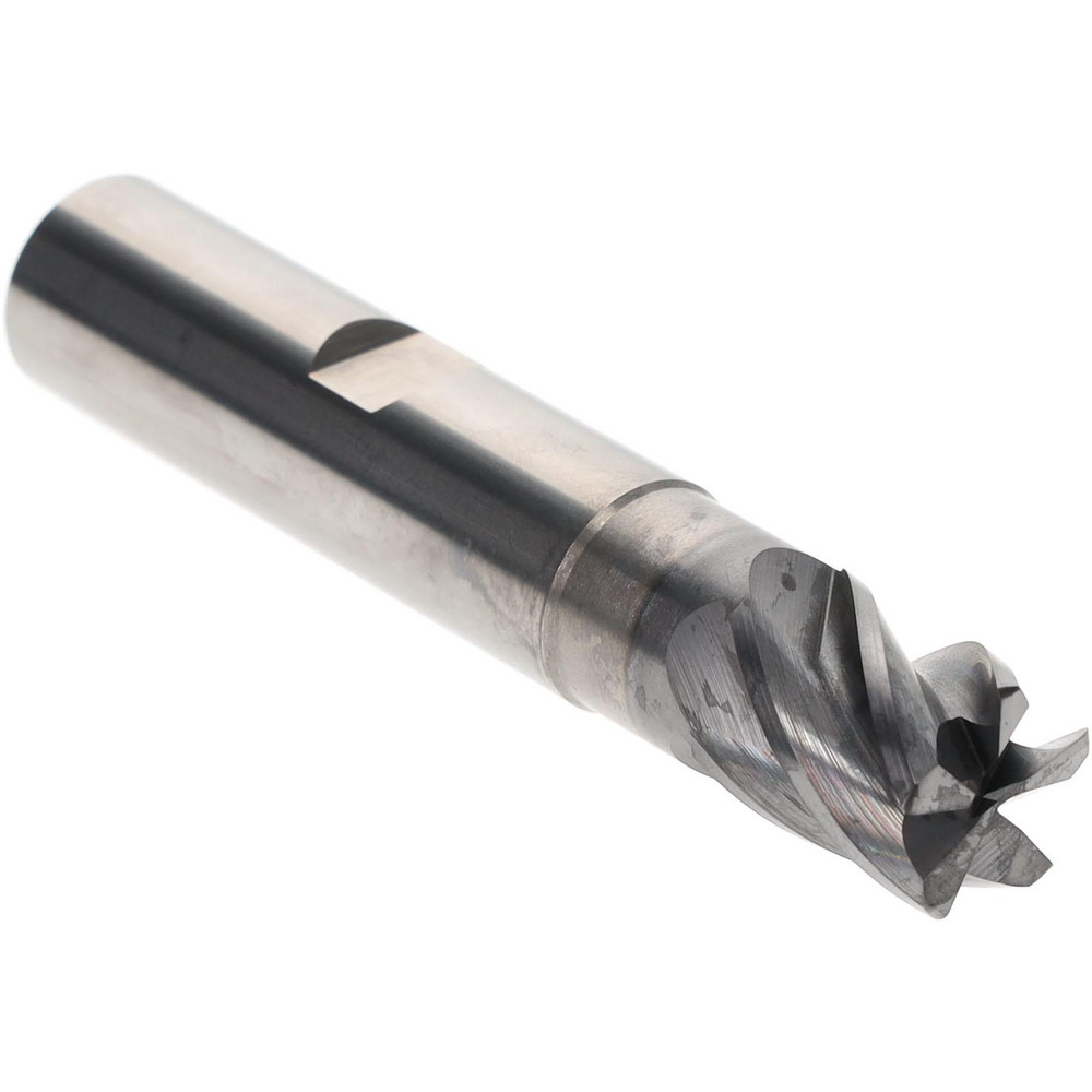 Accupro 27096RF Corner Radius End Mill: 5/8" Dia, 3/4" LOC, 0.03" Radius, 5 Flutes, Solid Carbide Image