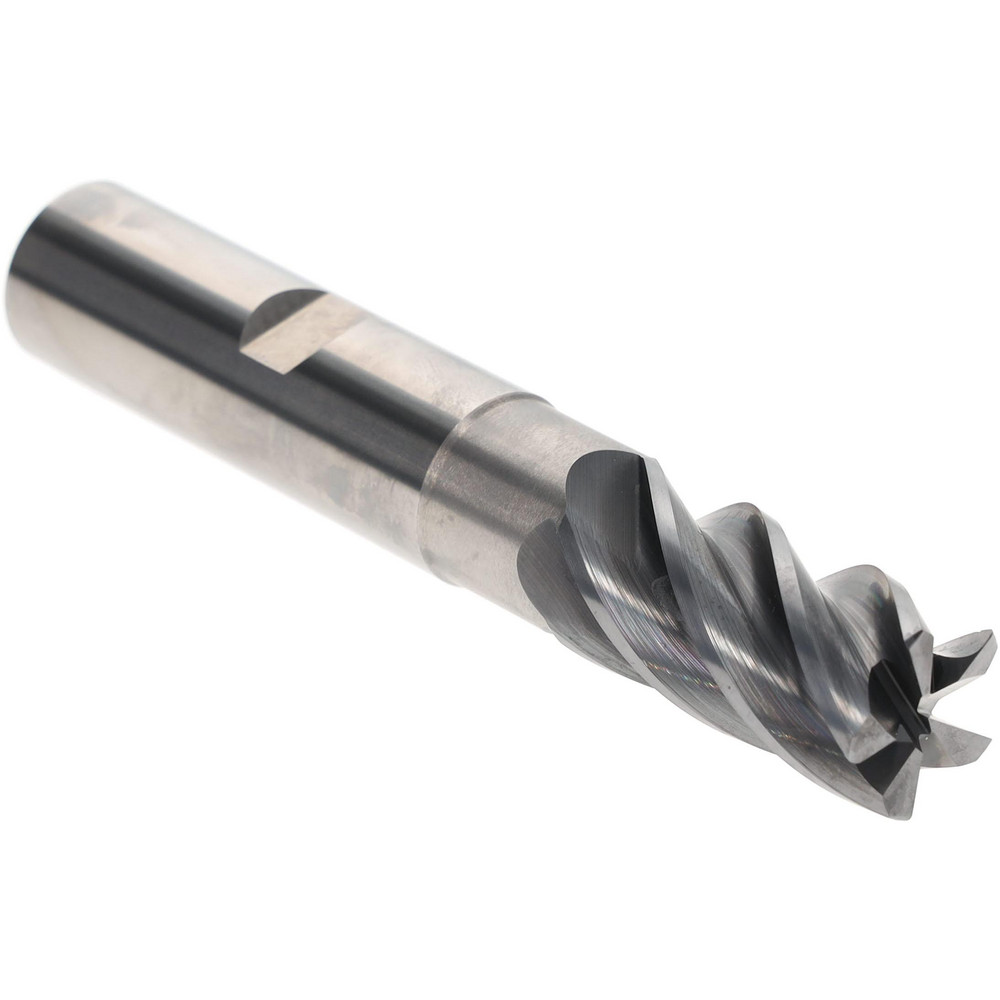 Accupro 35380RF Corner Radius End Mill: 3/4" Dia, 1-1/2" LOC, 0.03" Radius, 5 Flutes, Solid Carbide Image