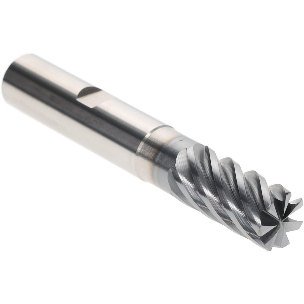 Accupro 36302RF Corner Radius End Mill: 5/8" Dia, 1-1/4" LOC, 0.03" Radius, 7 Flutes, Solid Carbide Image