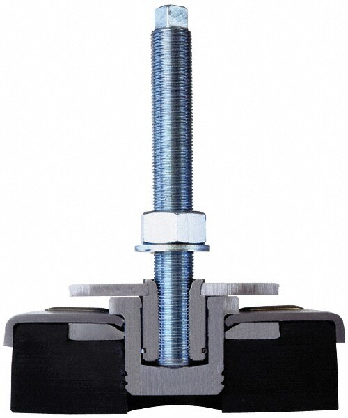 Stud-Mount Leveling Pads & Mounts; Bolt Thread Size: M12x1.25 ; Height (Inch): 8.25