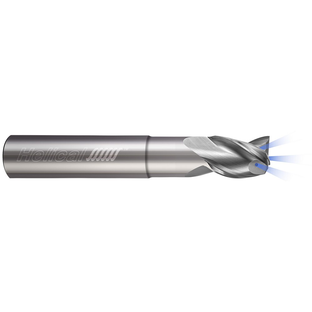 Square End Mill:  0.3750" Dia,  0.5000" LOC,  0.3750" Shank Dia,  2.2500" OAL,  N/A Flutes,  Solid Carbide