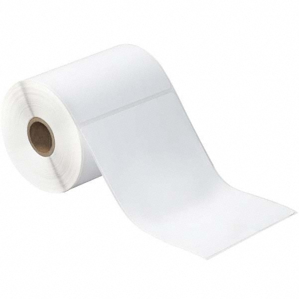 Value Collection THD114 Label Maker Label: White, Paper, 6" OAL, 4" OAW Image