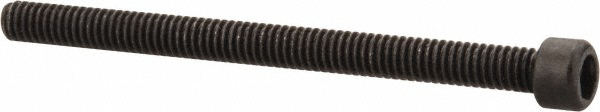 Value Collection 581034PR Hex Head Cap Screw: #1-72 x 1", Alloy Steel, Black Oxide Finish Image