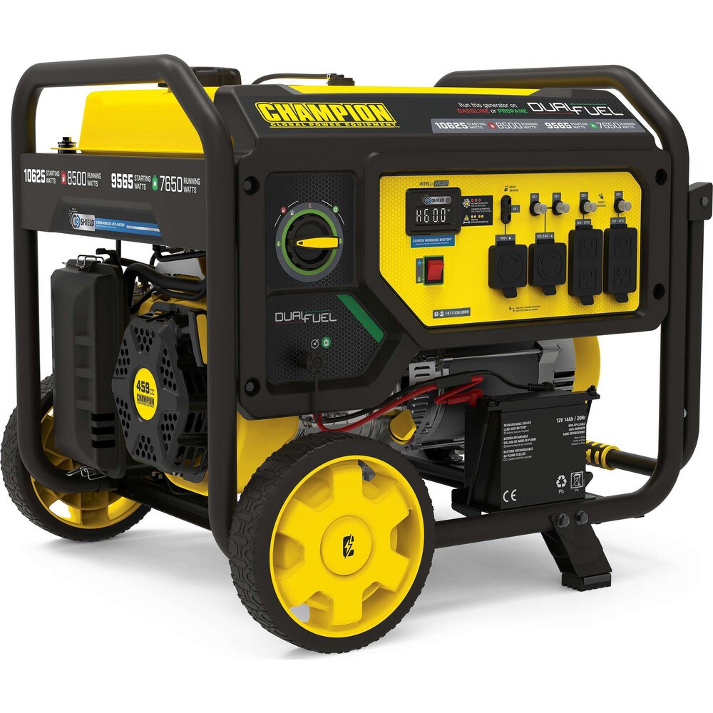 Portable Power Generators; Starting Method: Electric; Recoil ; Running Watts: 8500kW ; Starting Watts: 10625kW ; Run Time Half Load: 10hr ; Number Of Outlets: 6.000