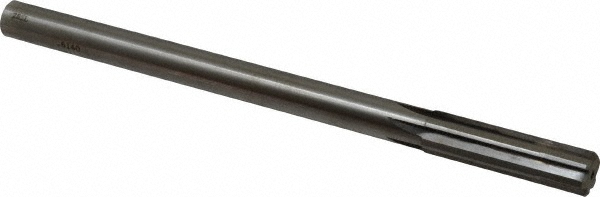 Made in USA 24006140 Chucking Reamer: 0.614" Dia, 9" OAL, 2-1/4" Flute Length, Straight Shank, Solid Carbide Image
