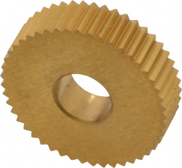 Dorian Tool 73310126510 Standard Knurl Wheel: 3/4" Dia, 90 ° Tooth Angle, 20 TPI, Straight, Cobalt 