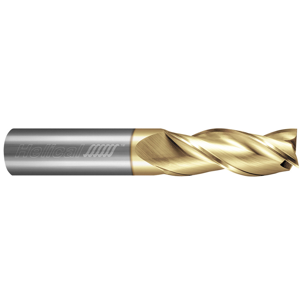 Helical Solutions Square End Mill 12 mm Dia, 30 mm LOC, 3 Flutes