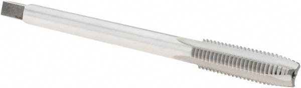 Extension Tap: M12 x 1.75, 3 Flutes, D6, Bright/Uncoated, High Speed Steel, Spiral Point