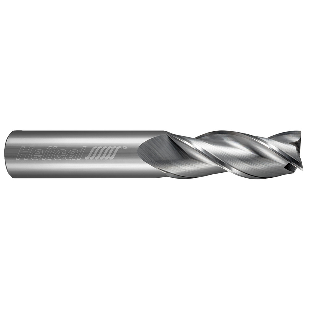 Helical Solutions Square End Mill 10 mm Dia, 25 mm LOC, 3 Flute