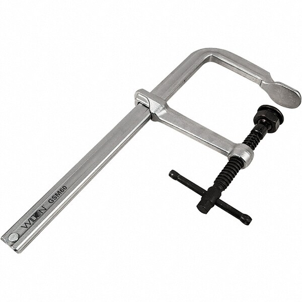 Sliding Arm Bar Clamp: 24" Max Capacity, 4-3/4" Throat Depth