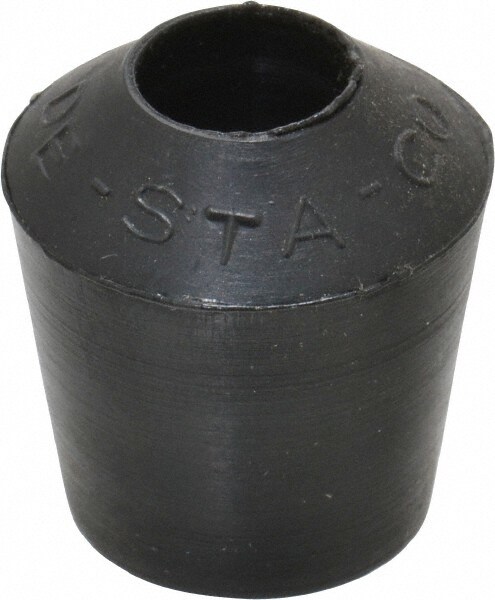 0.81" Max Diam, 3/8-16 Thread, Polyurethane, Screw On, Flat Tip, Clamp Spindle Assembly Replacement Cap