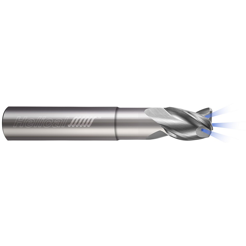 Corner Radius End Mill:  3/8" Dia,  0.5000" LOC,  0.0600" Radius,  3 Flute,  Solid Carbide