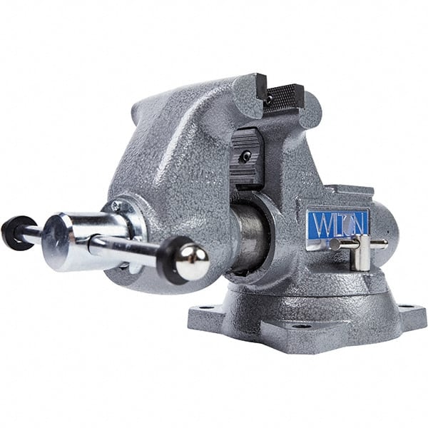 Wilton 28805 Bench & Pipe Combination Vise: 4-1/2" Jaw Opening, 3-1/2" Throat Depth 