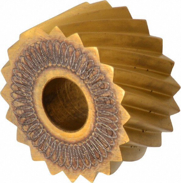 Standard Knurl Wheel: 3/4" Dia, 90 ° Tooth Angle, 10 TPI, Diagonal, High Speed Steel