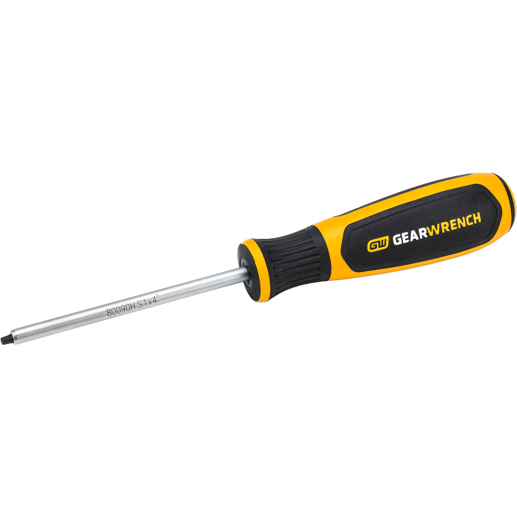 Square Socket Screwdriver GEARWRENCH - Square Screwdriver: #1, Ergonomic Handle | MSC Direct