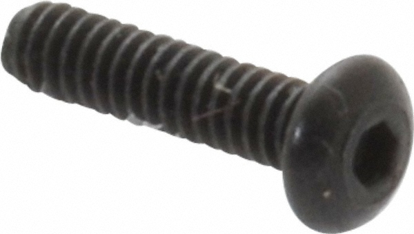 Value Collection 201003PR Socket Cap Screw: #0-80 x 1/4, Alloy Steel, Black Oxide Finish Image