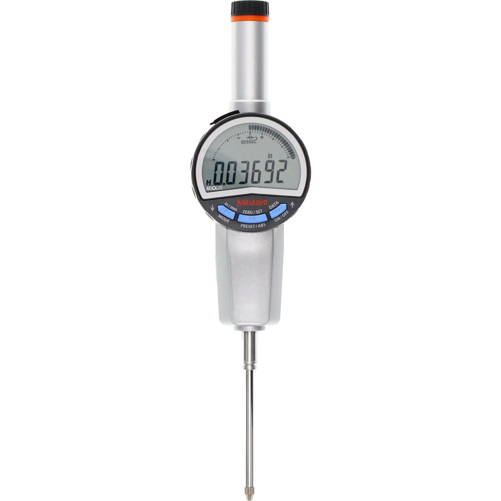 Mitutoyo LCD Electronic Drop Indicator 2.0000" Max, Flat Back MSC