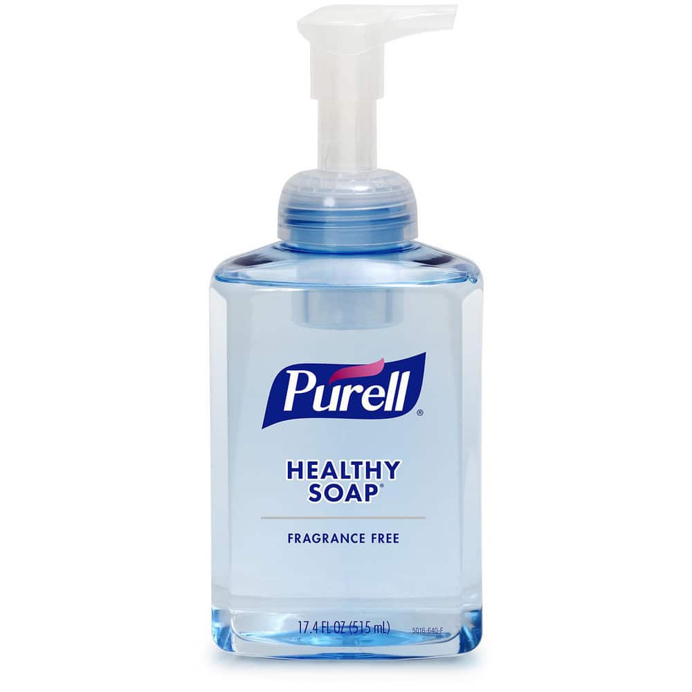 PURELL. 5016-04 Hand Cleaners & Soap; Product Type: Soap ; Scent: Fragrance Free ; Container Type: Bottle ; Container Size: 515 mL ; Form: Foam ; Features: Dye-free; Fragrance-Free 