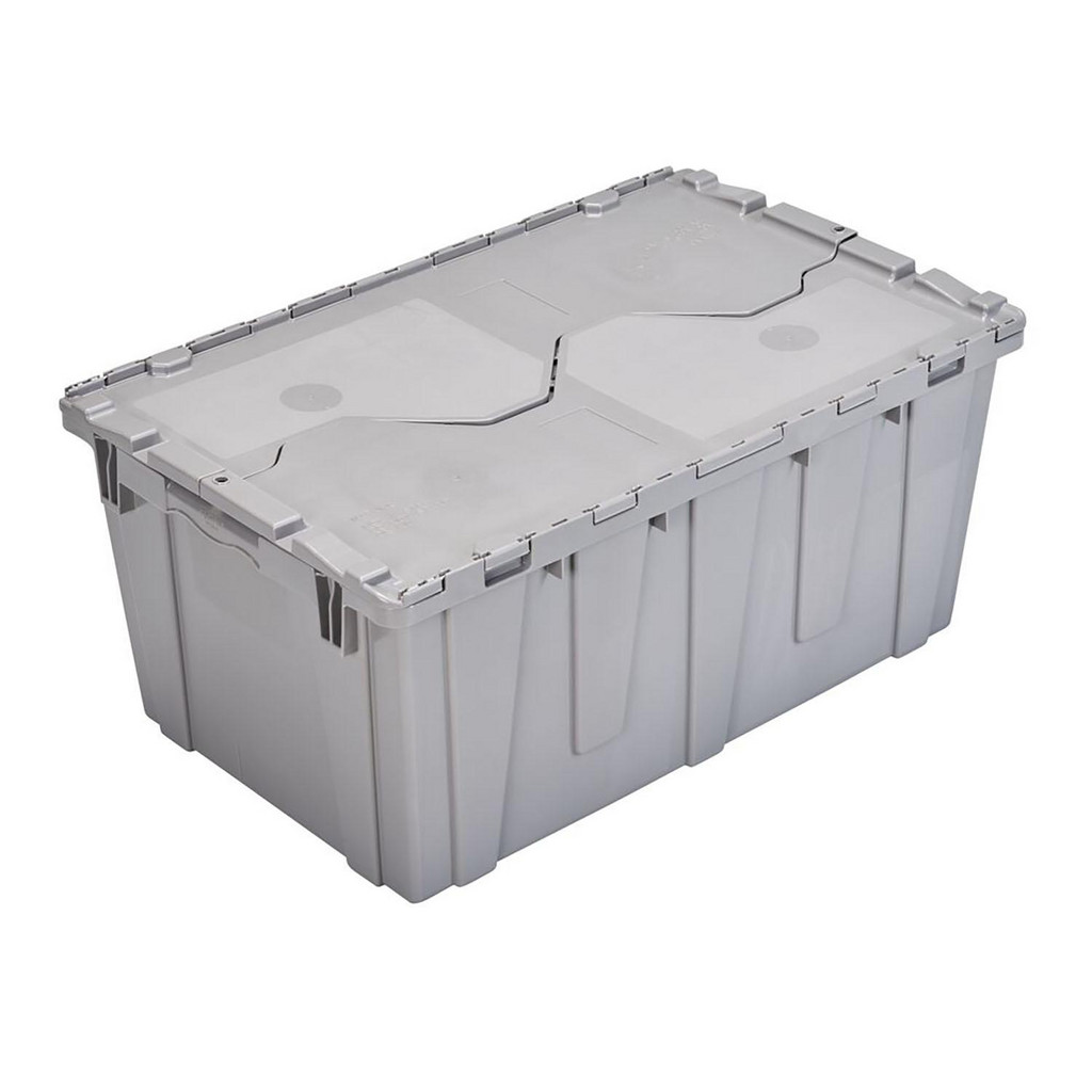 Orbis - 2.4 Cu Ft, 70 Lb Load Capacity Gray Polyethylene Attached-Lid ...