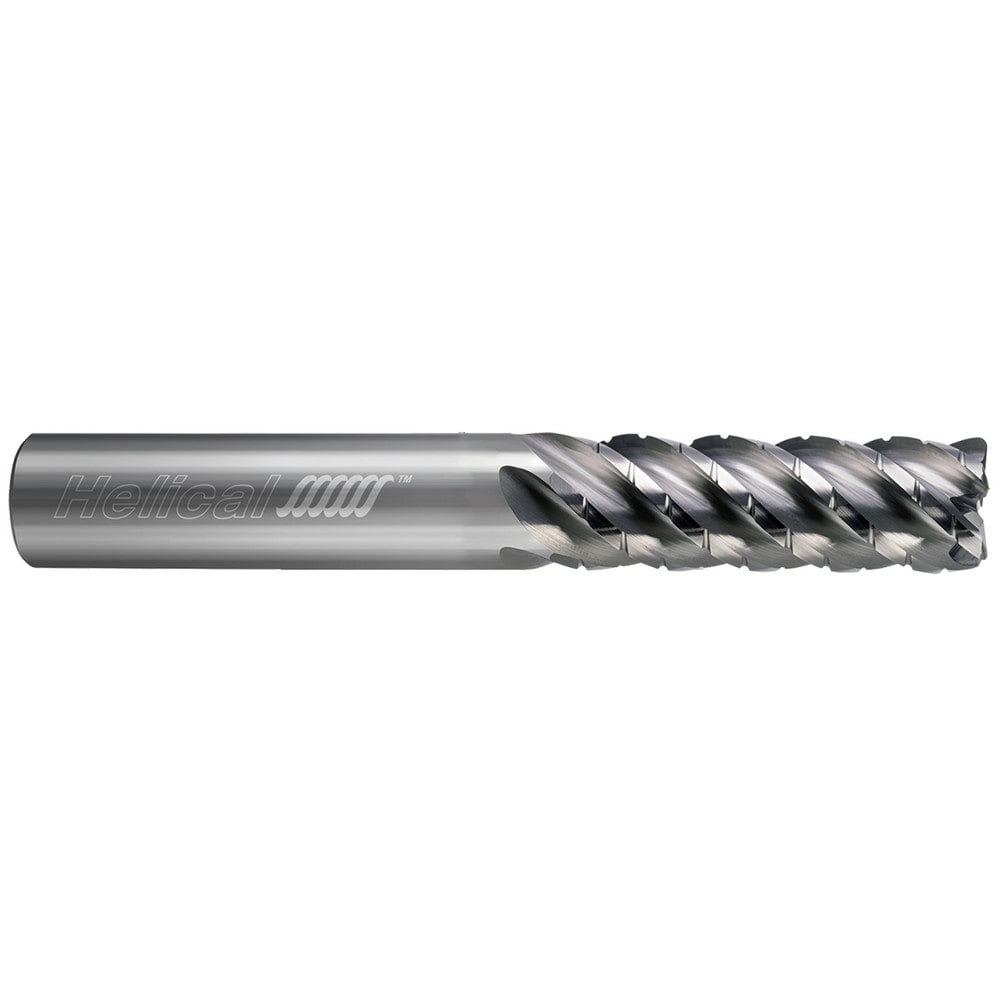 Helical Solutions - Corner Radius End Mill: 1/2" Dia, 2" LOC, 1/8