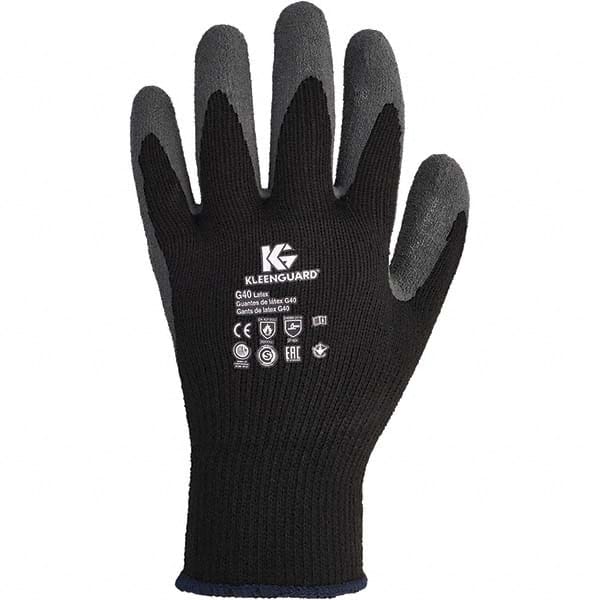 General Purpose Work Gloves: Small, Latex Coated, Latex Coated, Poly & Cotton