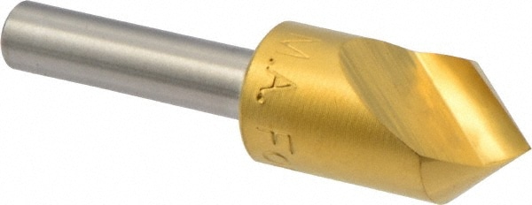 M.A. Ford. 61T050002 1/2" Head Diam, 1/4" Shank Diam, 1 Flute 82° High Speed Steel Countersink Image