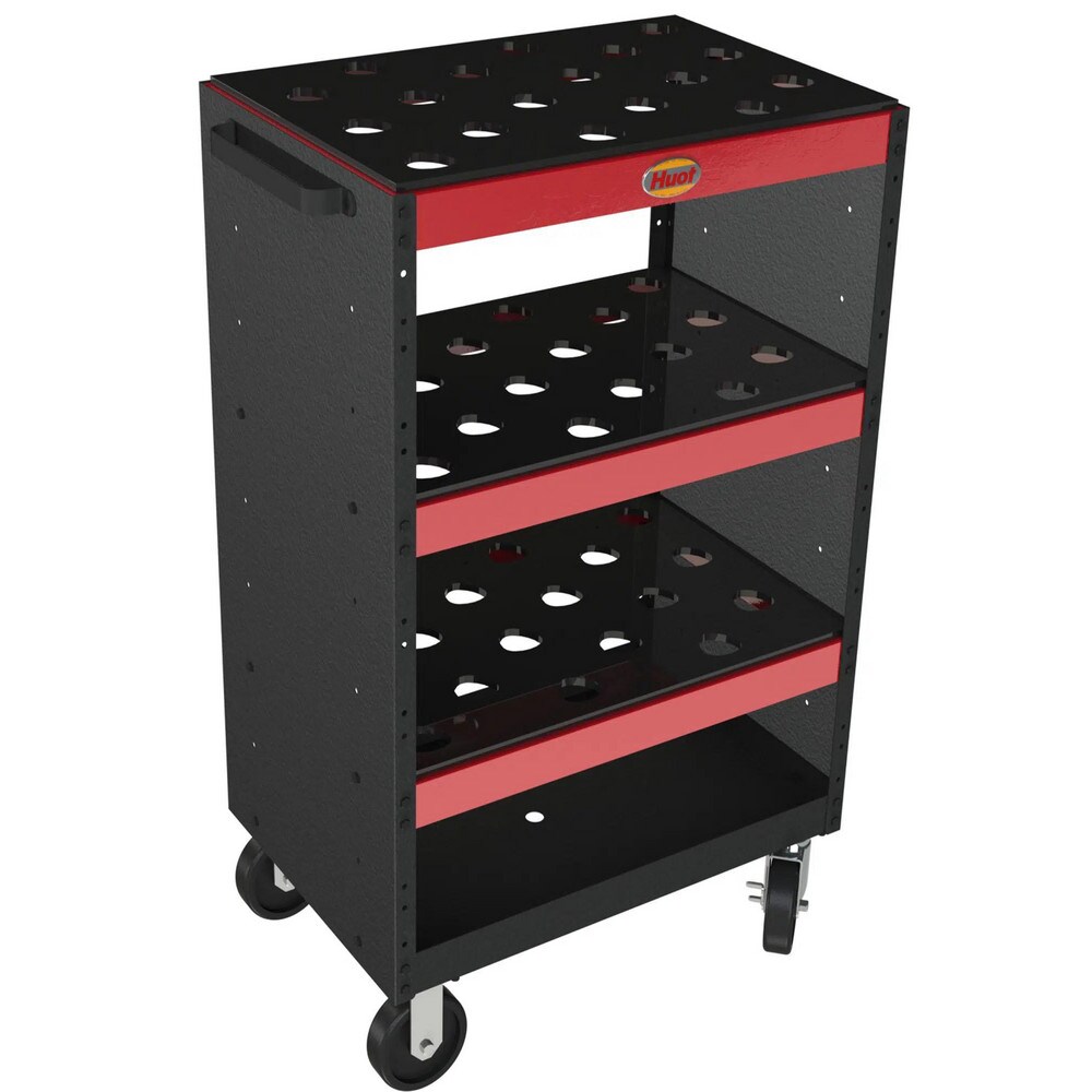90 Tool Capacity, CAPTO C8 Taper Tri-Scoot CNC Tool Cart