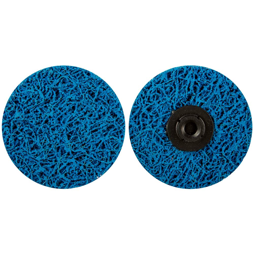 Quick-Change Disc: Type II, 3" Disc Dia, Aluminum Oxide, Non-Woven