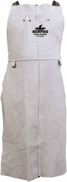 MCR SAFETY 38142MW Bib Apron: 31 oz, Leather Image