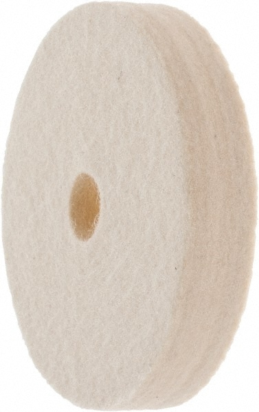 Value Collection 516003 Unmounted Polishing Wheel Buffing Wheel: 3" Dia, 1/2" Thick, 1/2" Arbor Hole Dia Image