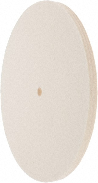 Value Collection 516042 Unmounted Polishing Wheel Buffing Wheel: 10" Dia, 1/2" Thick, 1/2" Arbor Hole Dia Image