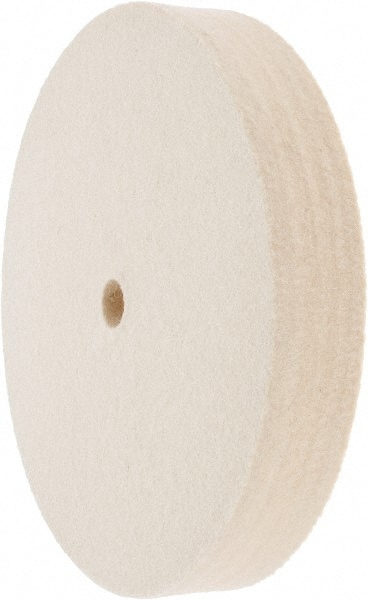 Value Collection 516023 Unmounted Polishing Wheel Buffing Wheel: 6" Dia, 1" Thick, 1/2" Arbor Hole Dia Image