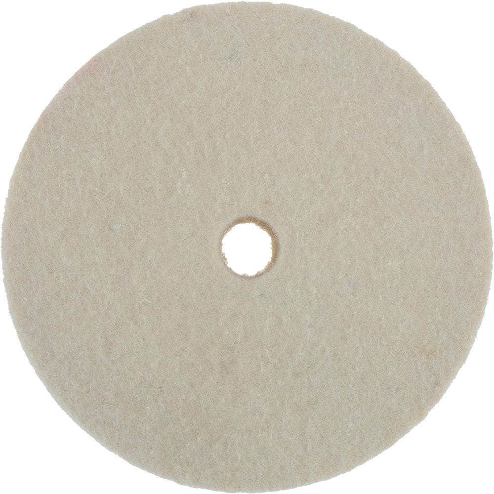 Unmounted Polishing Buffing Wheel: 4" Dia, 3/4" Thick, 1/2" Arbor Hole Dia