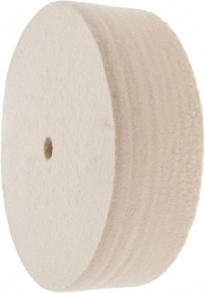 Robtec 6 in. x 1 in. Arbor Cloth Polishing Wheel with Two 1/2 in. ID  Flanges 600WTA - The Home Depot