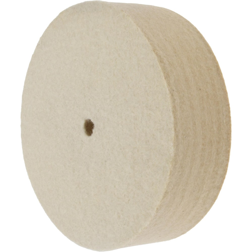 Unmounted Polishing Buffing Wheel: 6" Dia, 2" Thick, 1/2" Arbor Hole Dia